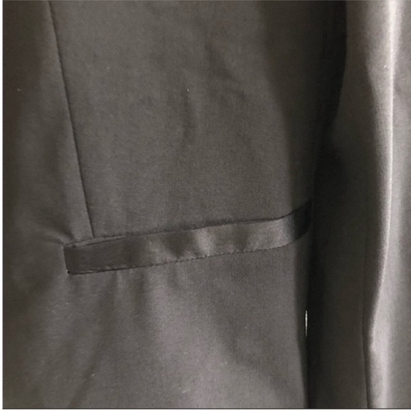 Ulla Johnson Black Open Front Lightweight Blazer Wool Silk - Picture 2 of 9